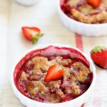 gratin fraises amandes