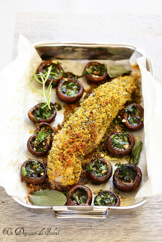 Filet Mignon De Porc En Croûte Dherbes Et à La Moutarde