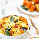 gratin pates courge butternut mozzarella