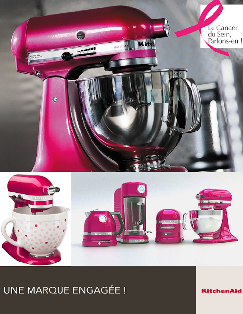 Octobre rose, Kitchenaid s'engage (une partie du prix versée à Cancer du sein, parlons-en !