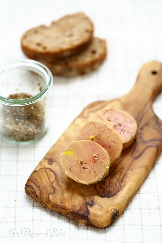 Foie gras mi-cuit à la vapeur