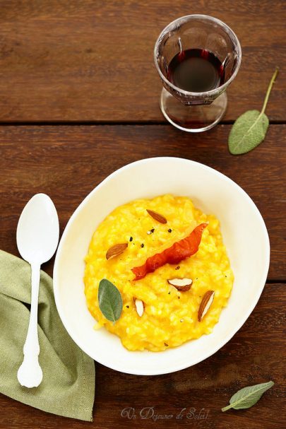 Risotto à la courge butternut et au comté
