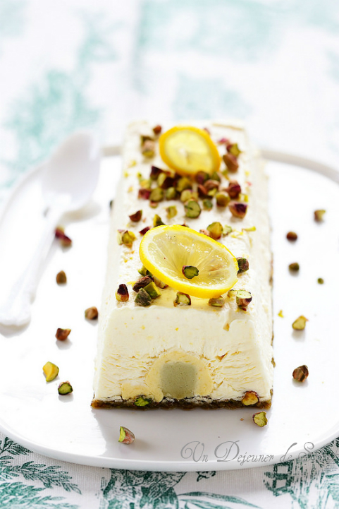 entremets citron pistache sans gluten