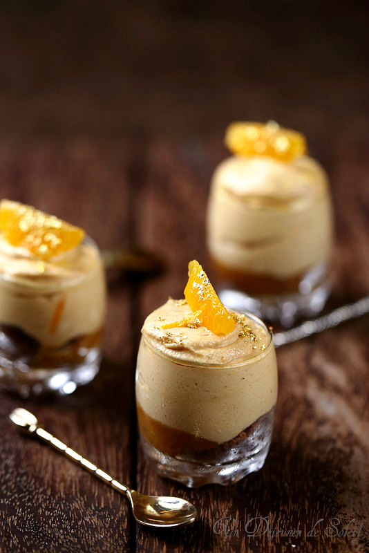 verrine caramel orange chocolat