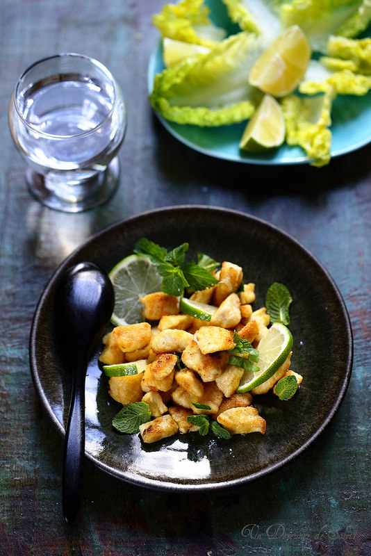 poulet saute au citron vert