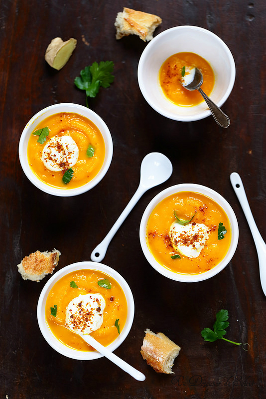 soupe carottes gingembre