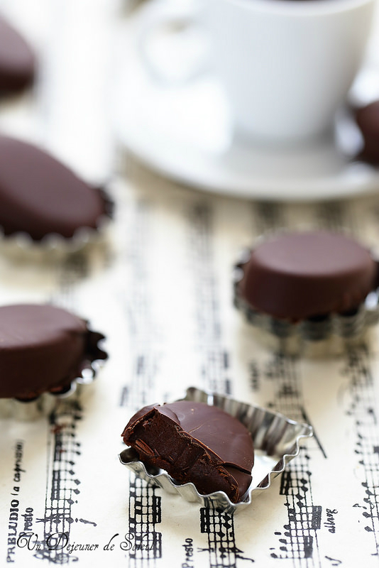 Chocolats maison à la ganache au café - Un déjeuner de soleil