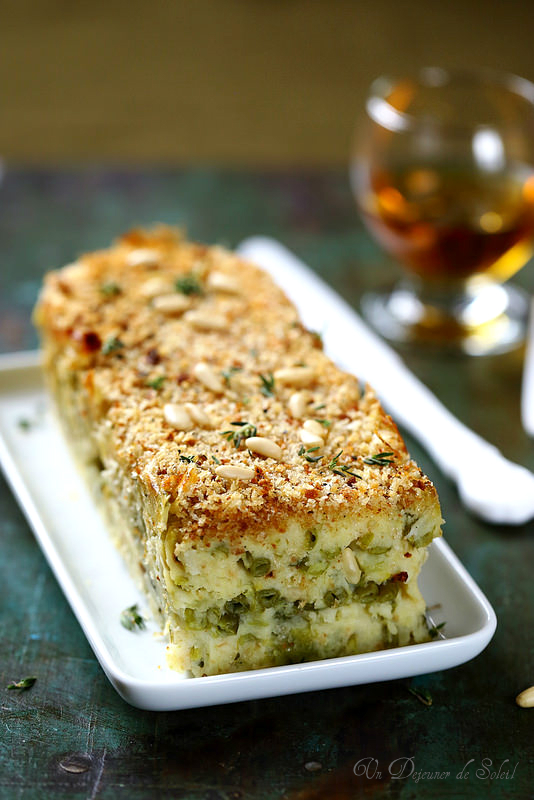 Gateau De Pommes De Terre Et Haricots Verts Comme En Ligurie Un Dejeuner De Soleil