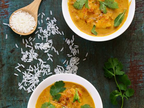 Poulet au curry vert et lait de coco - Amandine Cooking