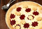 tourte rhubarbe fraises