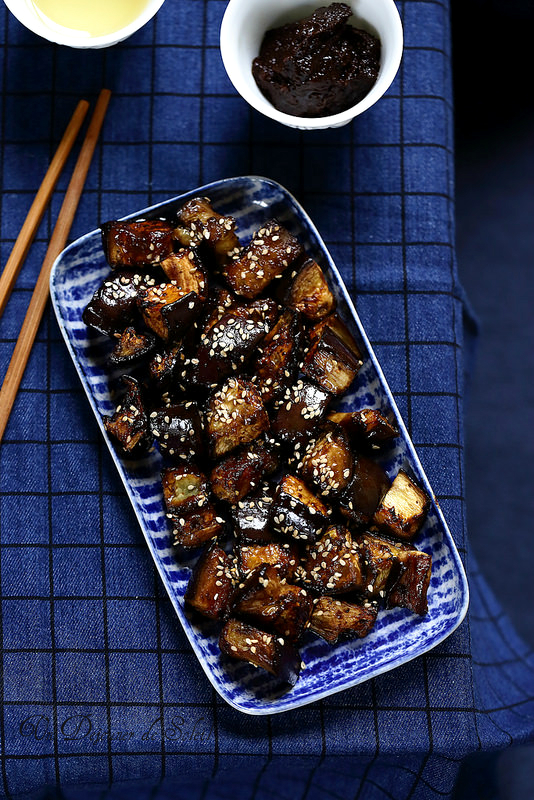 aubergines roties japonaise recette facile