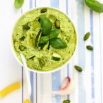 pesto courgettes