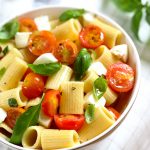 salade pates tomates mozzarella crues recette italienne