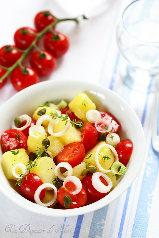 Salade De Pommes De Terre A La Sicilienne Un Dejeuner De Soleil