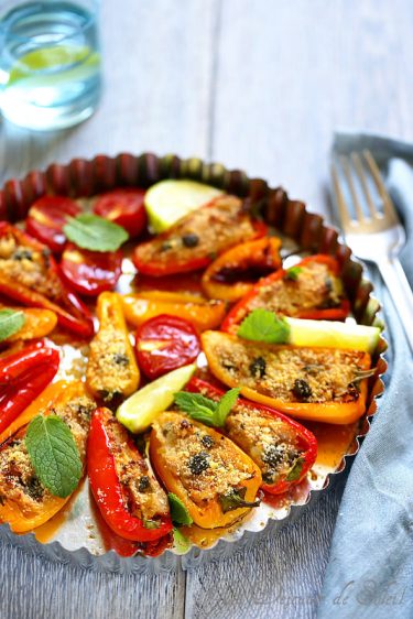 mini poivrons farcis thon