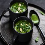 soupe courgettes roquette