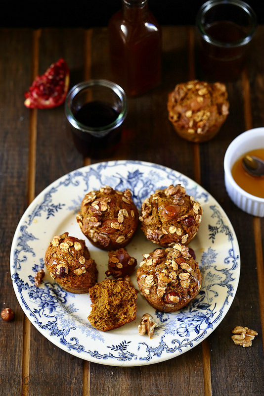 gateaux moelleux potimarron muesli