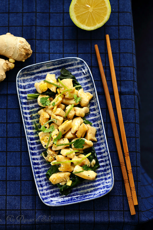 Poulet Sauté Au Citron Et Au Gingembre Un Déjeuner De Soleil