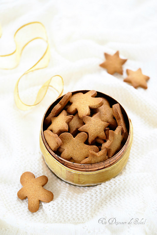 Sablés de Noël sapin au gingembre et cannelle