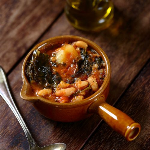 Ribollita soupe toscane chou haricots