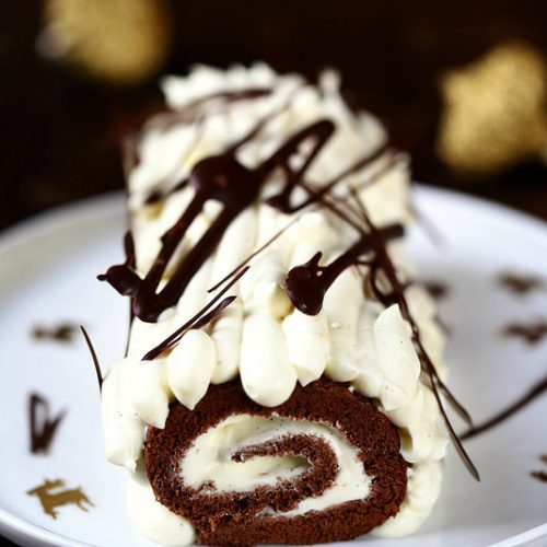 Bûche Délice au Chocolat sans sucre ajouté