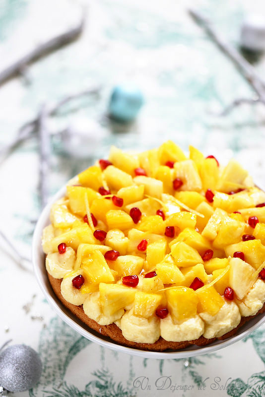 entremets coco ananas sans gluten pierre herme