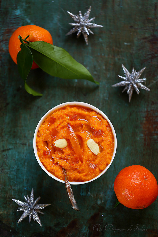 Vingt cinq recettes de garnitures pour les fêtes (purée carottes orange)
