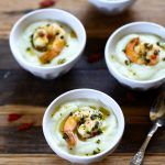 veloute chou fleur crevettes