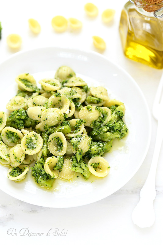 pates brocolis orecchiette recette facile