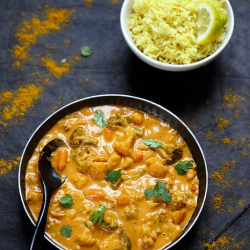 Curry de légumes : plat végétarien d'hiver facile : découvrez les