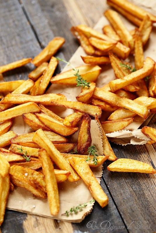 Recette : Frites maison au four - Les pommes de terre