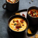 soupe courge butternut pancetta