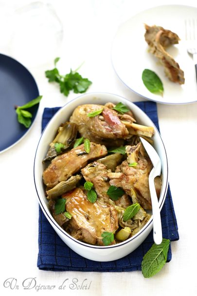 Agneau aux artichauts comme en Italie