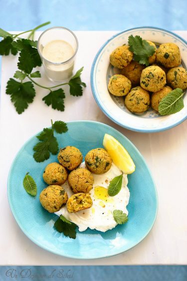 falafels cuits four