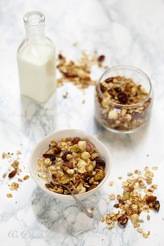 RECETTE : Granola maison sans sucre ajouté, un délice !