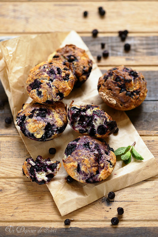 muffins myrtilles recette