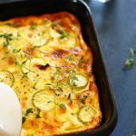 clafoutis courgettes scamorza recette facile