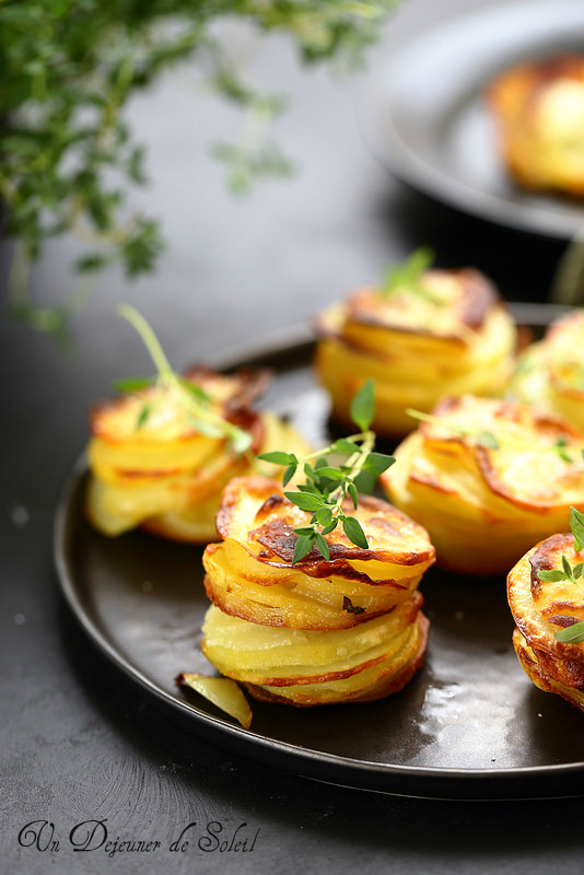 Gratin De Pomme De Terre Individuel Un Dejeuner De Soleil