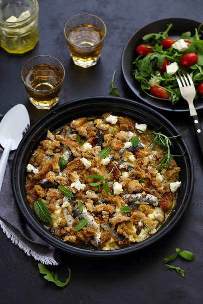Gratin de sardines à la feta