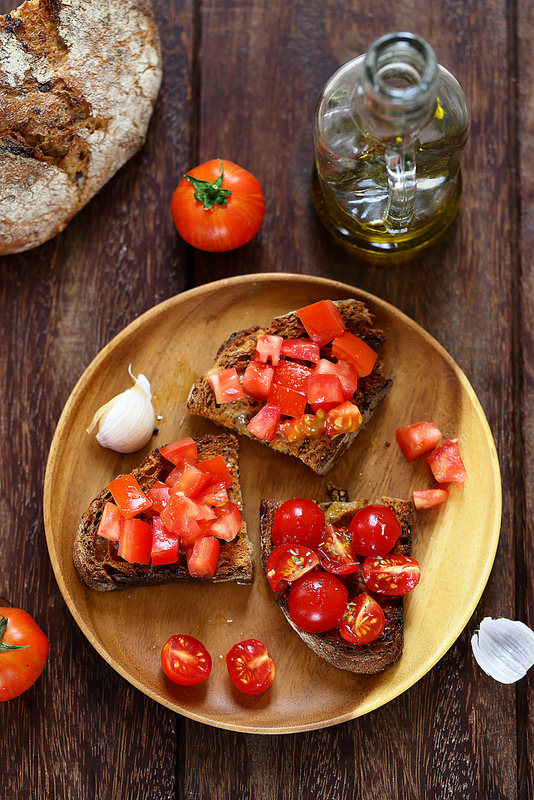 bruschetta tomate recette italienne