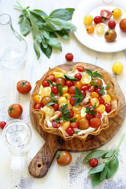 tarte tomates chevre frais