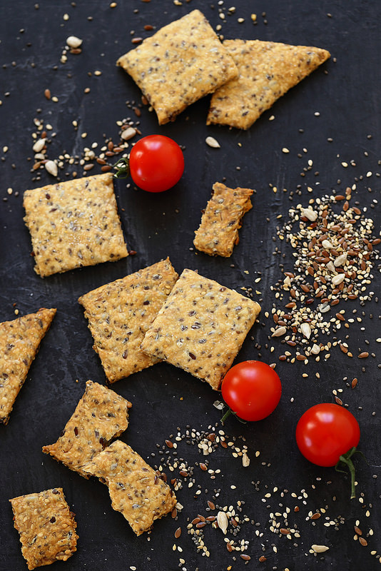 Crackers aux graines (vegan)