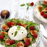 salade figues burrata roquette