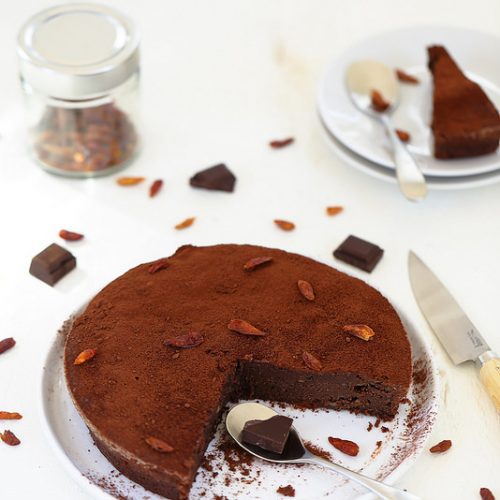 Fondant au chocolat et piment d'espelette