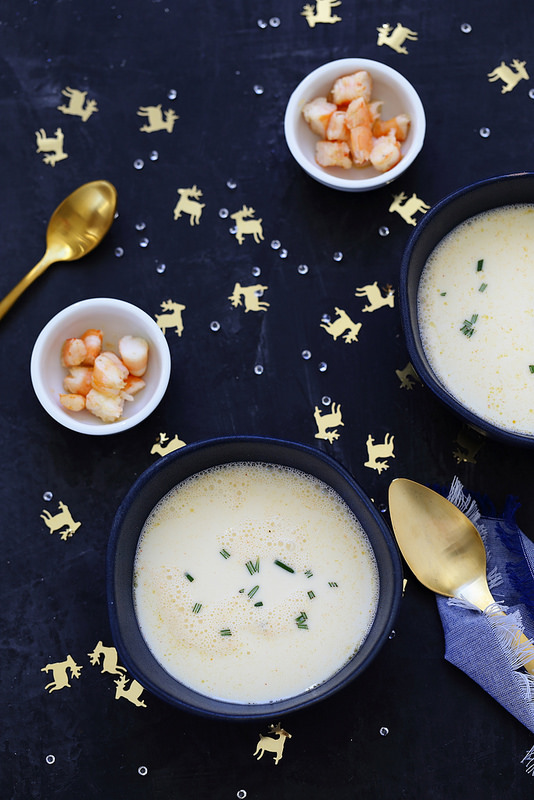 Bisque crevettes légère