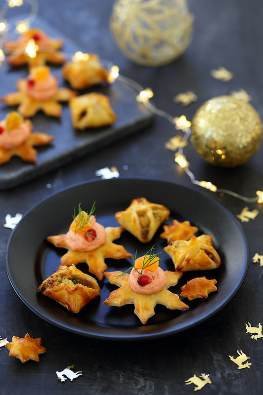 Vingt recettes d'apéritifs pour Noël ou les fêtes bouchées, verrines, tartinades