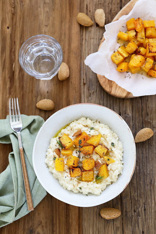 Risotto vegan amandes