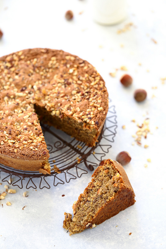 Gâteau noisettes sans gluten