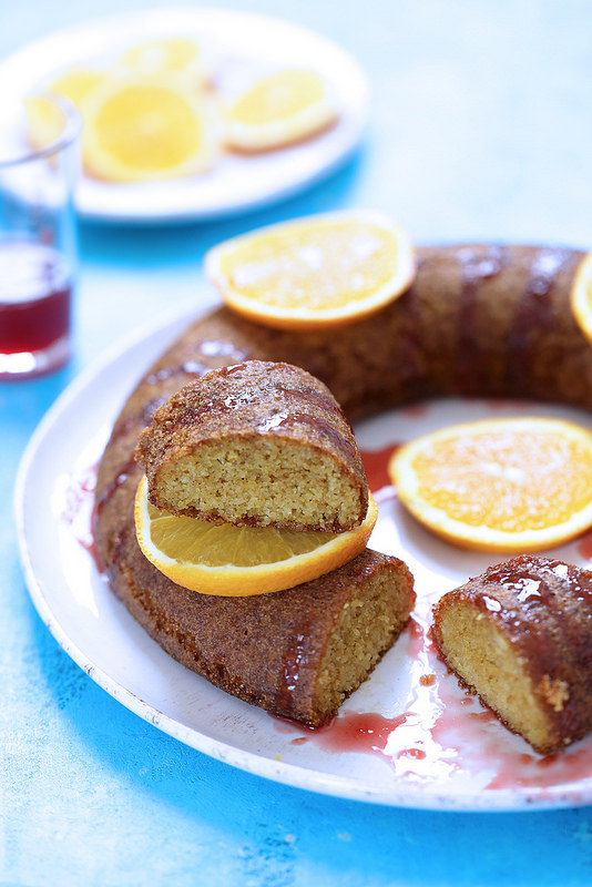 Gâteau grec orange semoule recette