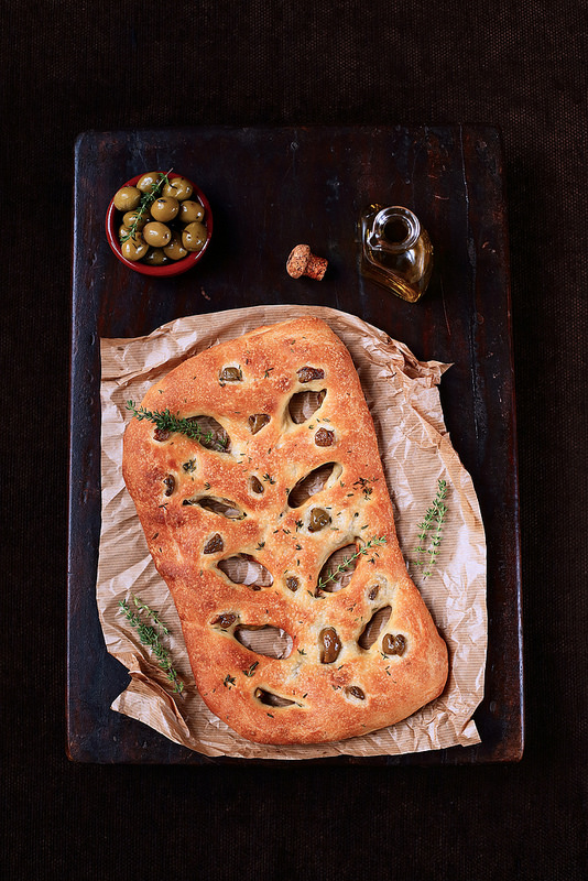 Recette de la fougasse aux olives